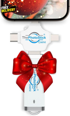 64GB Multiport USB Flash Drive for Photo Video Backup File Transfer 