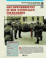 Grundwehrdienst in der Nationalen Volksarmee / Hart und Anspru. - Infokarte (!)