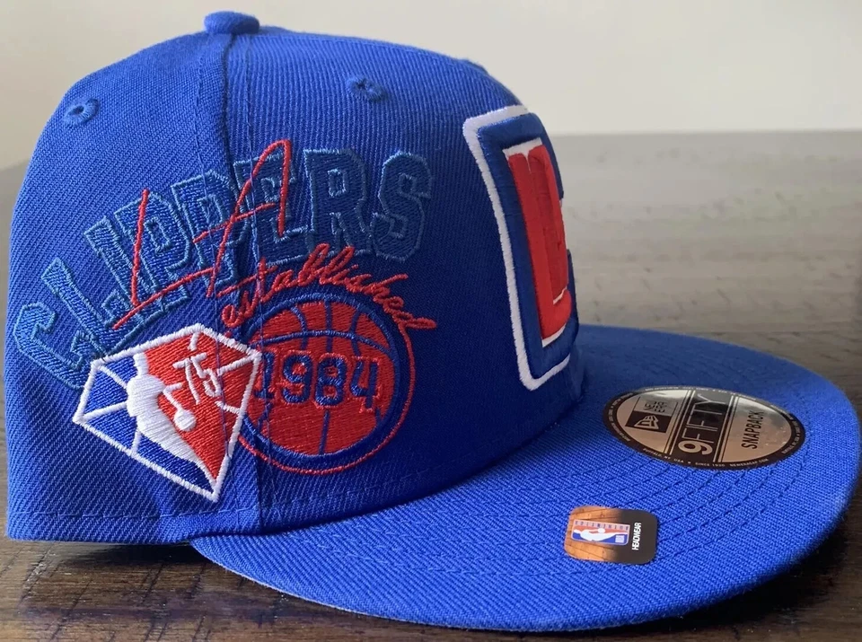 Los Angeles Clippers New Era Espalda Media 9FIFTY Snapback Gorra Gorra Para Hombre NBA LAC Nueva Foto 3 de 4