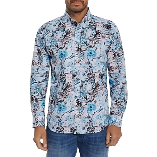 Robert Graham Regular Fit Floral Casual Button-Down Shirts for Men