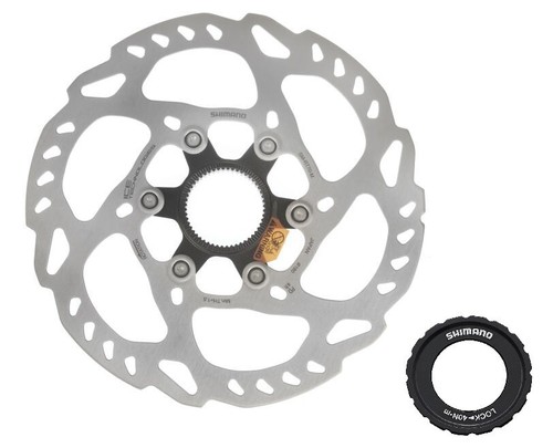 Shimano SLX Centerlock Bremsscheibe 180 oder 203 mm SM-RT70 mit A-Verschlussring - Bild 1 von 3