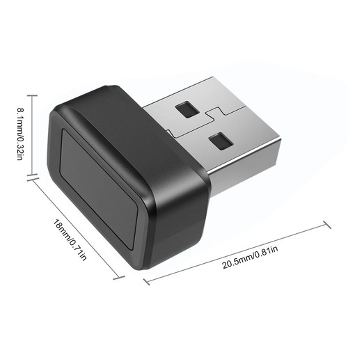 USB Fingerprint Reader Password Free Security Key For Windows 10 Hello Biometric - Bild 15 von 23