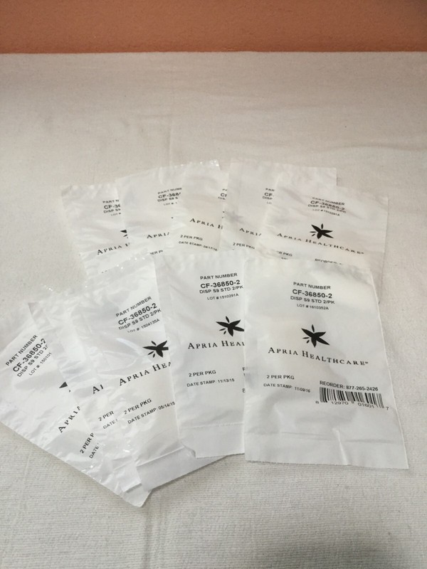 Apria HealthCare CPAP Filters CF-36850-2 / Lot of 10 (2pcs. per pkg. = 20 pcs
