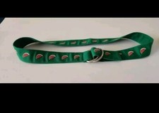 J Crew Watermelon belt womans S/M CUTE 