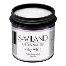 *SAVILAND BUILDER NAIL GEL IN MILKY WHITE 100G - BNIB