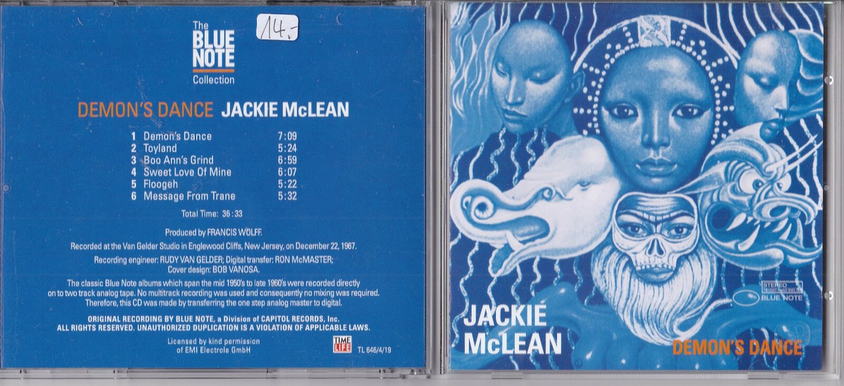 Jackie McLean -Demon's Dance- CD Blue Note Collection near mint | eBay