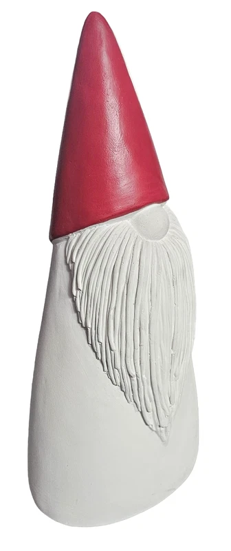 Babbo Natale Decorativo Bianco in Cemento Tognana Christmas Trolls 28 cm, fotografia 5 di 7