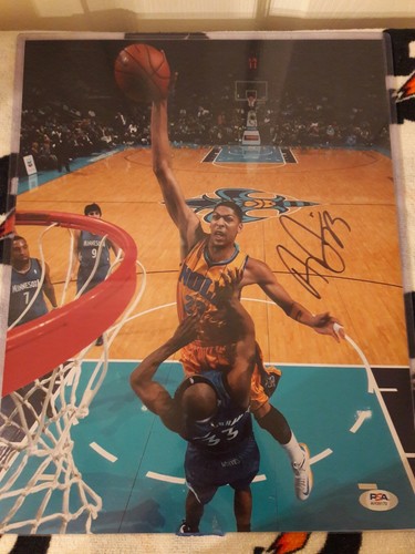 Anthony Davis Signed New Orleans Pelicans HORNETS 11x14 Photo LAKERS UK PSA DNA - Picture 2 of 8