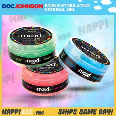 Mood Arousal Gels Clitoral Edible Lube H2O Flavored Liquid Sensation Lubricant