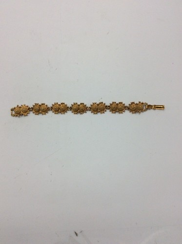 SIGNED LJM FILIGREE BRACELET VINTAGE DESIGNER  V322