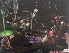 Debi Durst signed Nightmare before Xmas 11x14 photo Beckett COA autographed