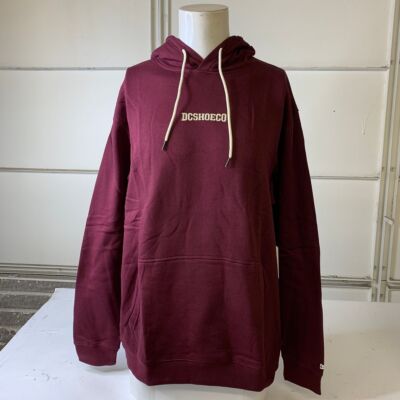 DC Baseline Ph Pullover Hoodie Men's Size XL Windsor Wine