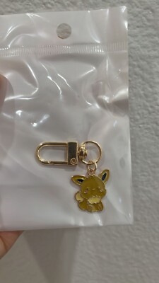 Eevee Pokemon Keychain Ditto Face Enamel