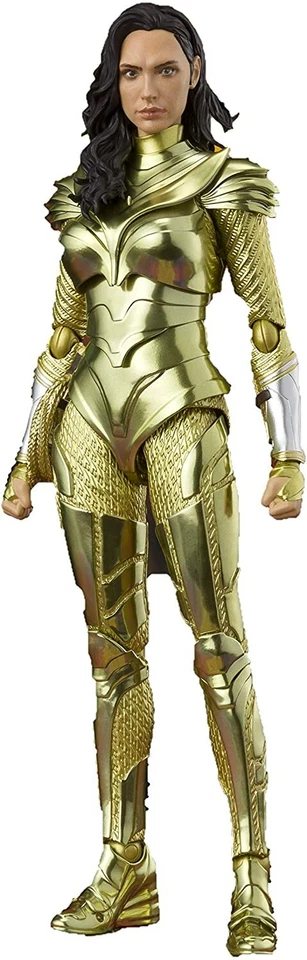 Dc GAL Gadot As Wonder Woman 1984 Golden Armor S.H.Figuarts Bandai Tamashii - Photo 2/4