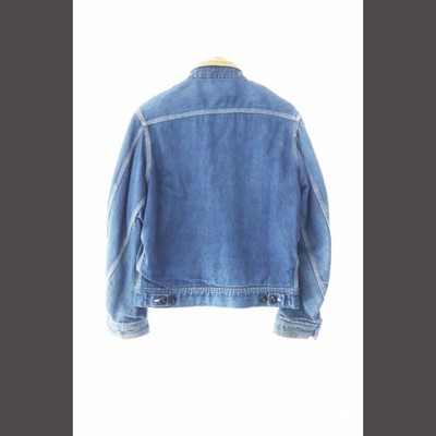 LEE 60s 70s VINTAGE TALON ZIPPER LINED BLANKET DENIM JACKET 191-LB 