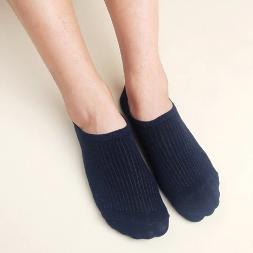 5pair Socks Men No Show Low Cut Short Ankle Cotton Non-slip Breathable Invisible - Picture 13 of 24