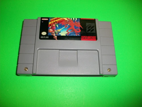 Super Metroid Authentic Nintendo SNES Game, Tested Working CLEAN!