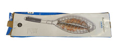 Sagaform BarbeCuisine BBQ Einstellbar Fischgrill Fischhalter Edelstahl BBQ Tool