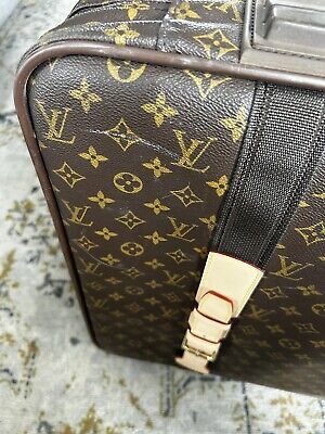 Louis Vuitton Satellite 70 Brown Lv Logo Monogram Suitcase Louis Vuitton Satellite 70 Brown Lv Logo Monogram Suitcase