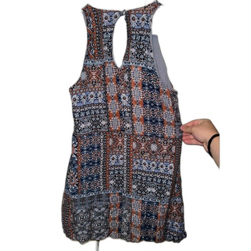 Lulus Bohemian "Grey Major Swing Dress" Sz XS - Picture 4 of 5