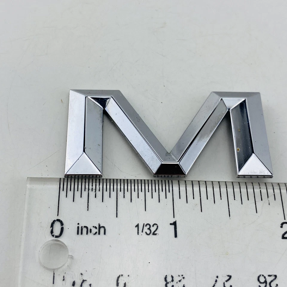 07 08 09 10 Lincoln MKX emblema logotipo letra insignia lateral trasero cromo OEM E32M-1 Foto 2 de 4