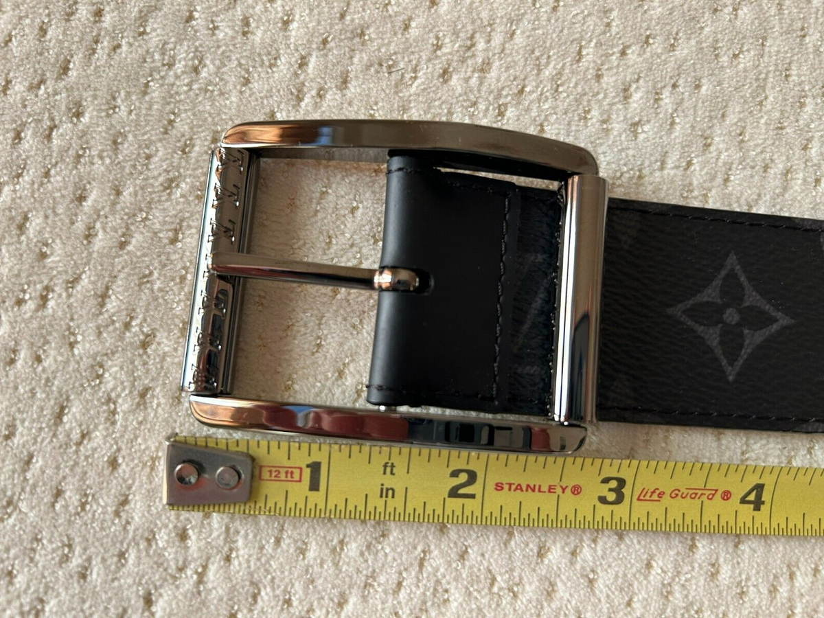 Genuine Louis Vuitton LV Black Leather belt with LV Box Genuine Louis Vuitton LV Black Leather belt with LV Box