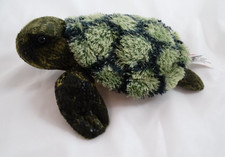 Aurora Sea Turtle Splish Splash Green Plush Stuffed Animal Toy 7"