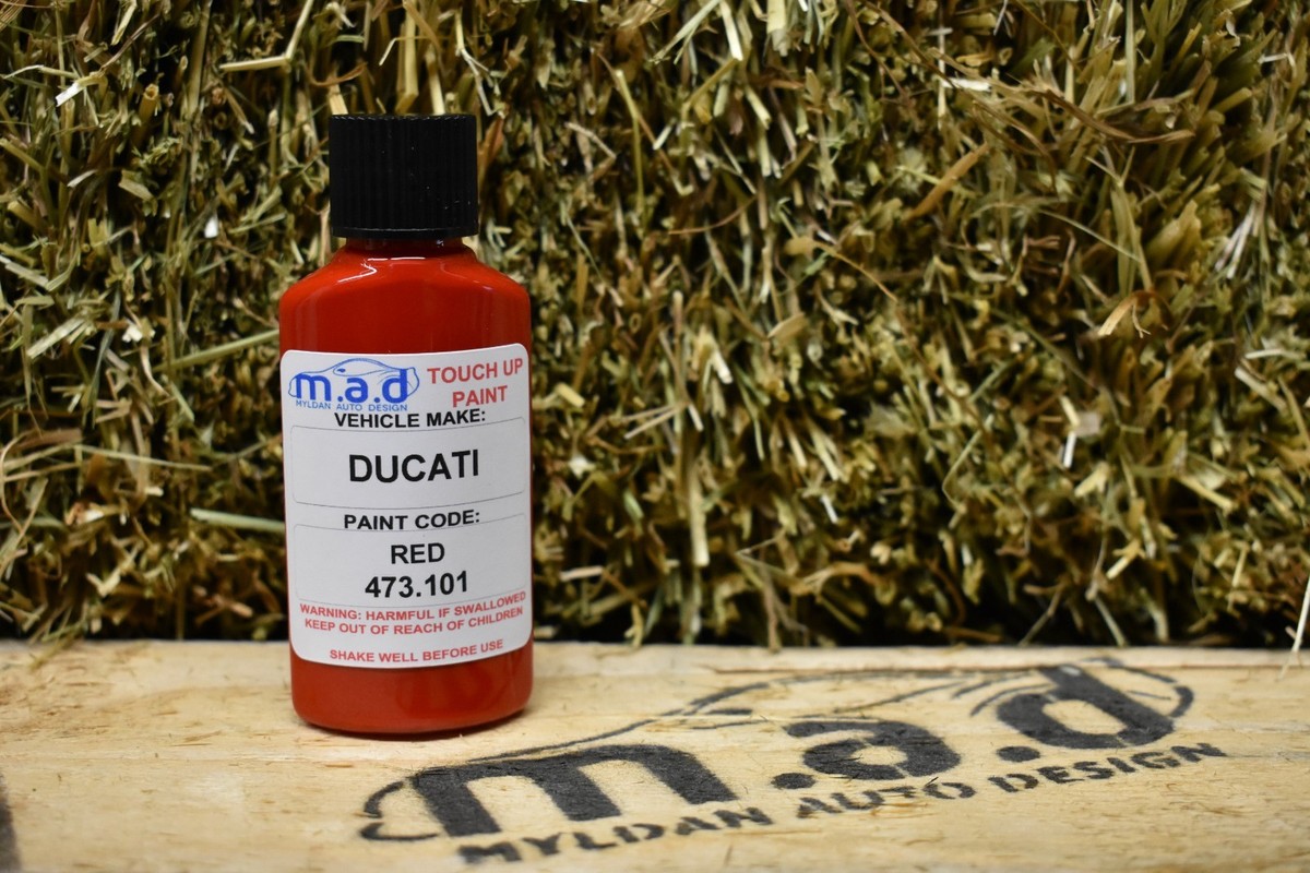 M.A.D DUCATI RED 473.101 ROSSO PAINT TOUCH UP KIT 30ML BRUSH