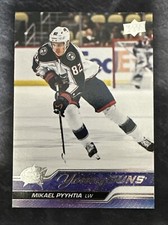 2023-24 Upper Deck Young Guns 477 Mikael Pyyhtia Columbus Blue Jackets