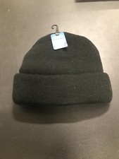 WINTER HAT Boys NEW WITH TAGS Winter Ski Wear Beanie Hat never used solid black