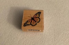 Stampabilities - Rubber Stamp - Small Monarch Butterfly - C1016 - Dated 1999