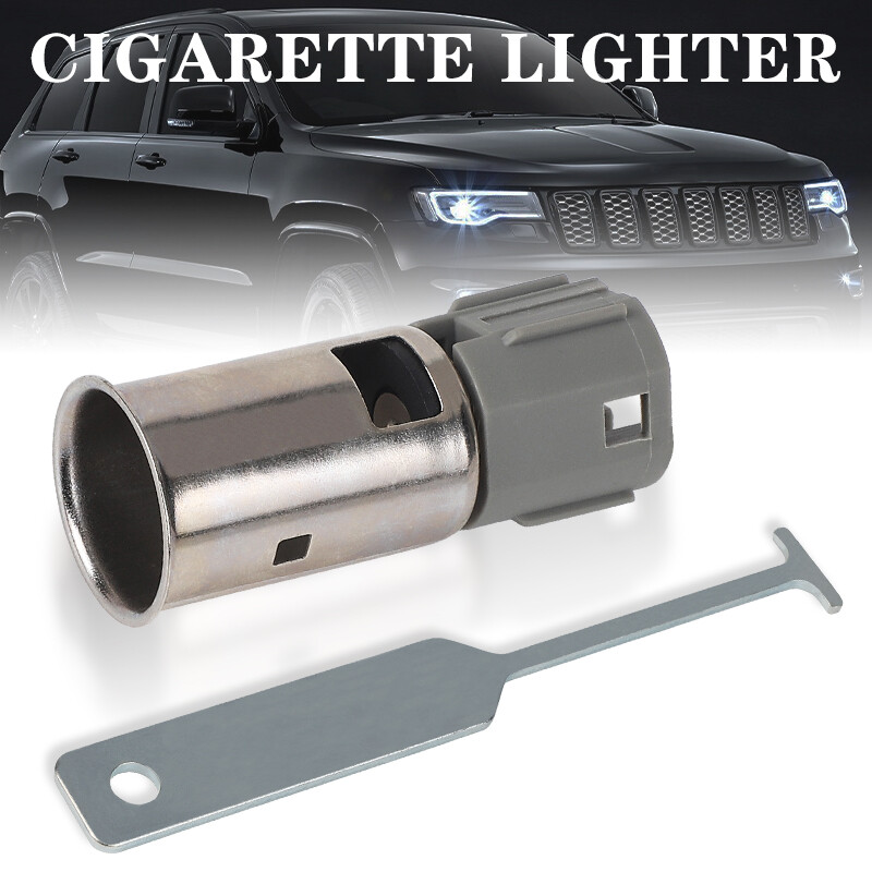 chrysler cigarette lighter 12V Car Cigarette Lighter Socket & Removal Tool for Dodge Jeep Chrysler