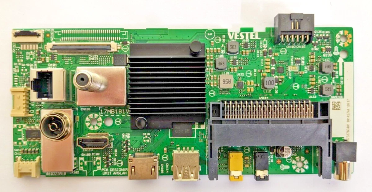 Carte Mère Pour TV Toshiba 50U2963DG - Référence 17MB130S, Occasion Fonctionnelle