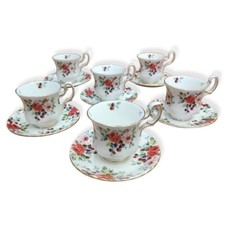 Royal Albert Servizio da caffè da 6 pezzi - ROSA 40117