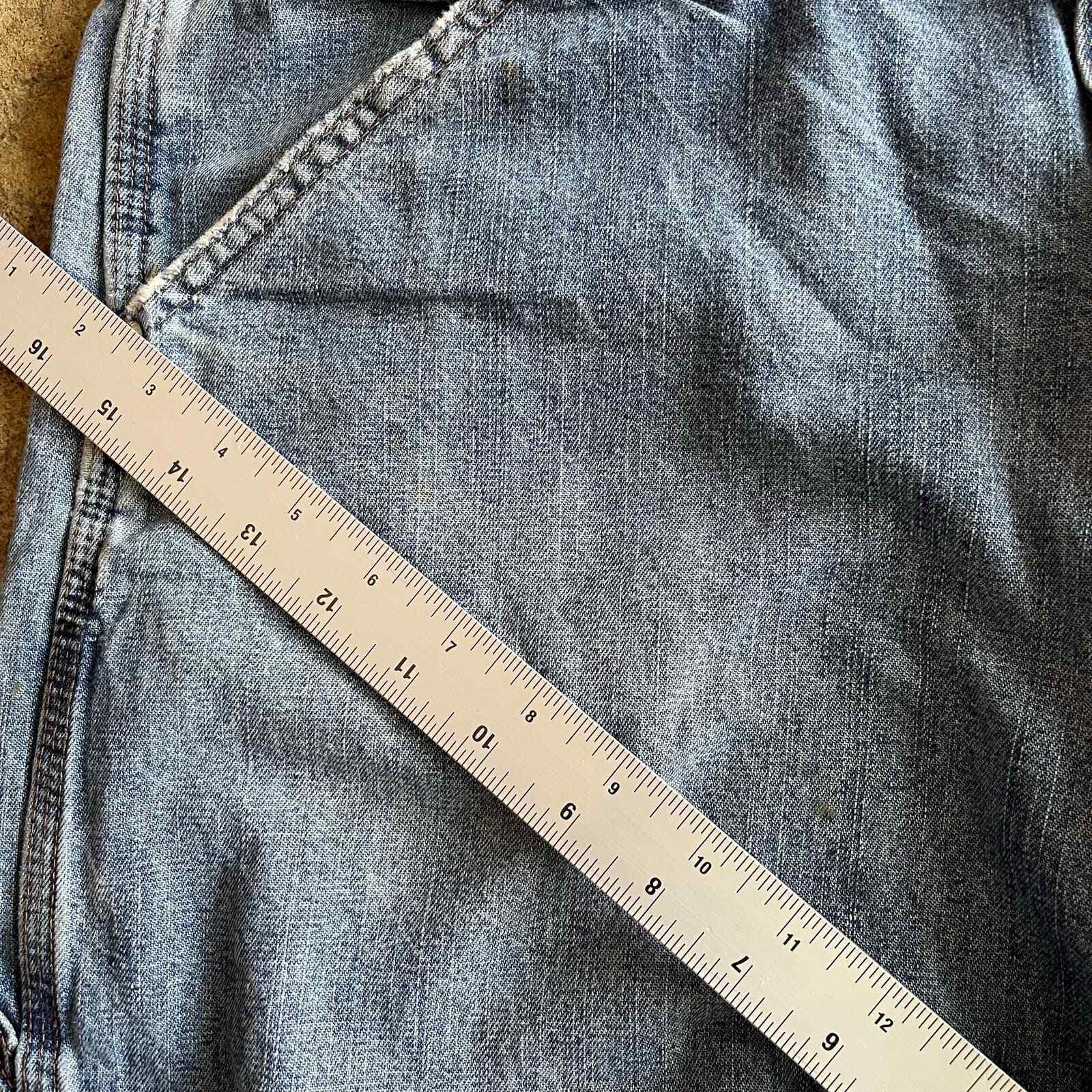 y2k 2000s Wrangler Mid Wash Faded Carpenter Jeans… - image 4