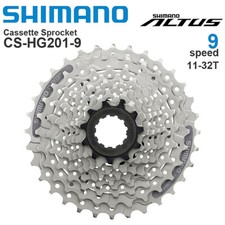 Shimano Alivio CS-HG201-9 Speed MTB Bike Bicycle Cassette 11T-32T Silver