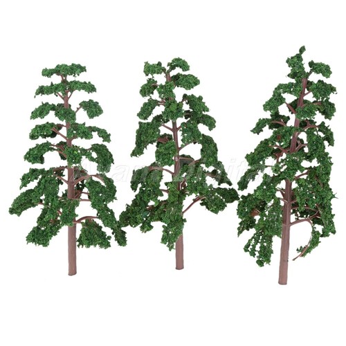 5 pièces plastique 140 mm maquette arbre aménagement train chemin de fer diorama scène échelle 1:50-1:75 - Photo 1 sur 12