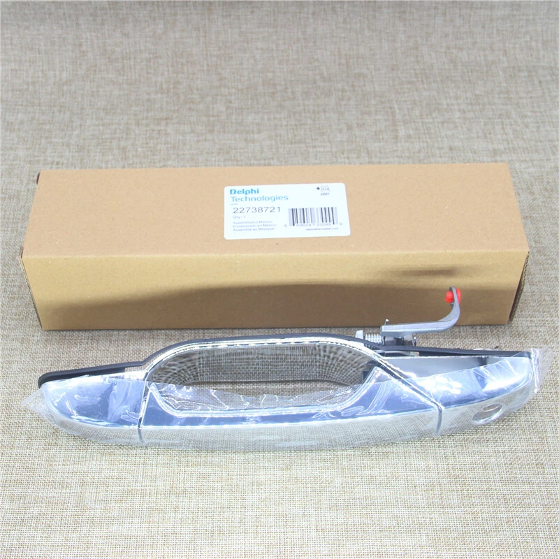 Front Left Driver Side Chrome Exterior Door Handle for 2007-2013 Chevy GMC - Изображение 4 из 4