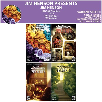 Jim Henson Presents (2024) #1 2 3 4 BOOM! Studios COVER SELECT