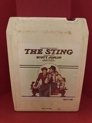 The Sting Movie Soundtrack 8 Track Tape Scott Joplin Marvin Hamlisch-Good Shape