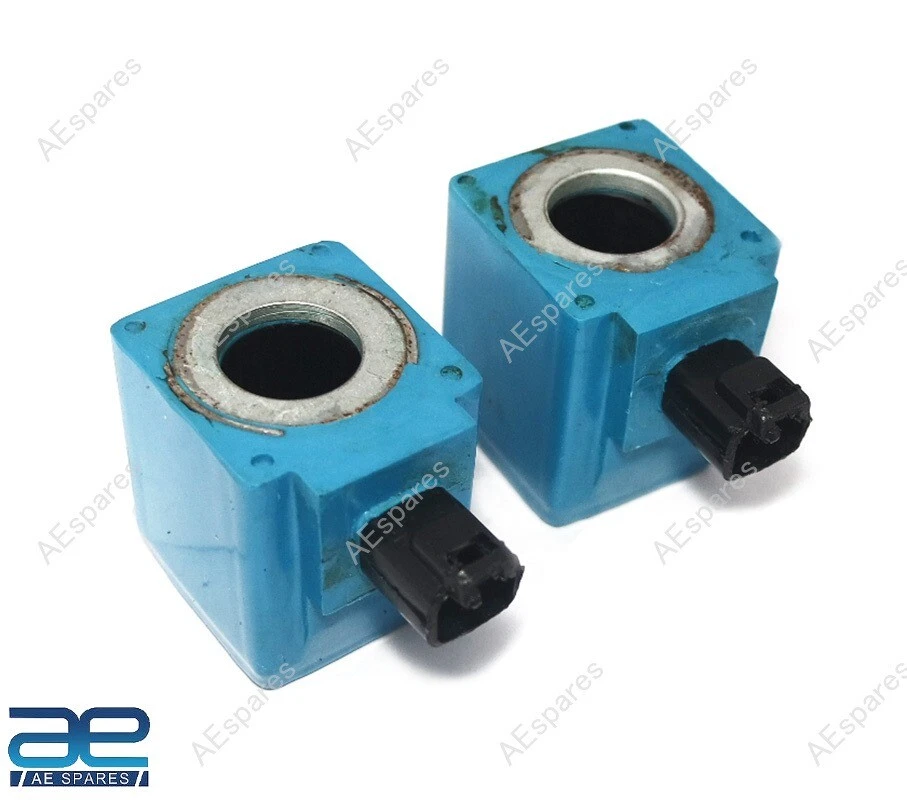 For JCB Coil Trans. Solenoid Coil Round Pin 12V 2Pcs (477/00824 25/221054)
