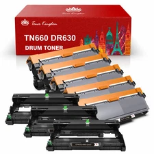 Toner Drum Compatible for Brother TN660 DR630 MFC-L2700DW HL-L2380DW Printer Lot