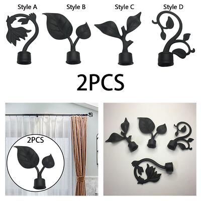 2Pcs Vorhang Pole Enden Vorhang Stange Finials für Wohnzimmer Schlafzimmer