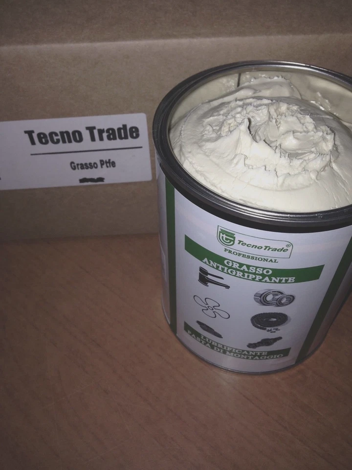 TECNOTRADE Grasso sint. PTFE, lubrificante e antigrippante universale persistente da 1000mL