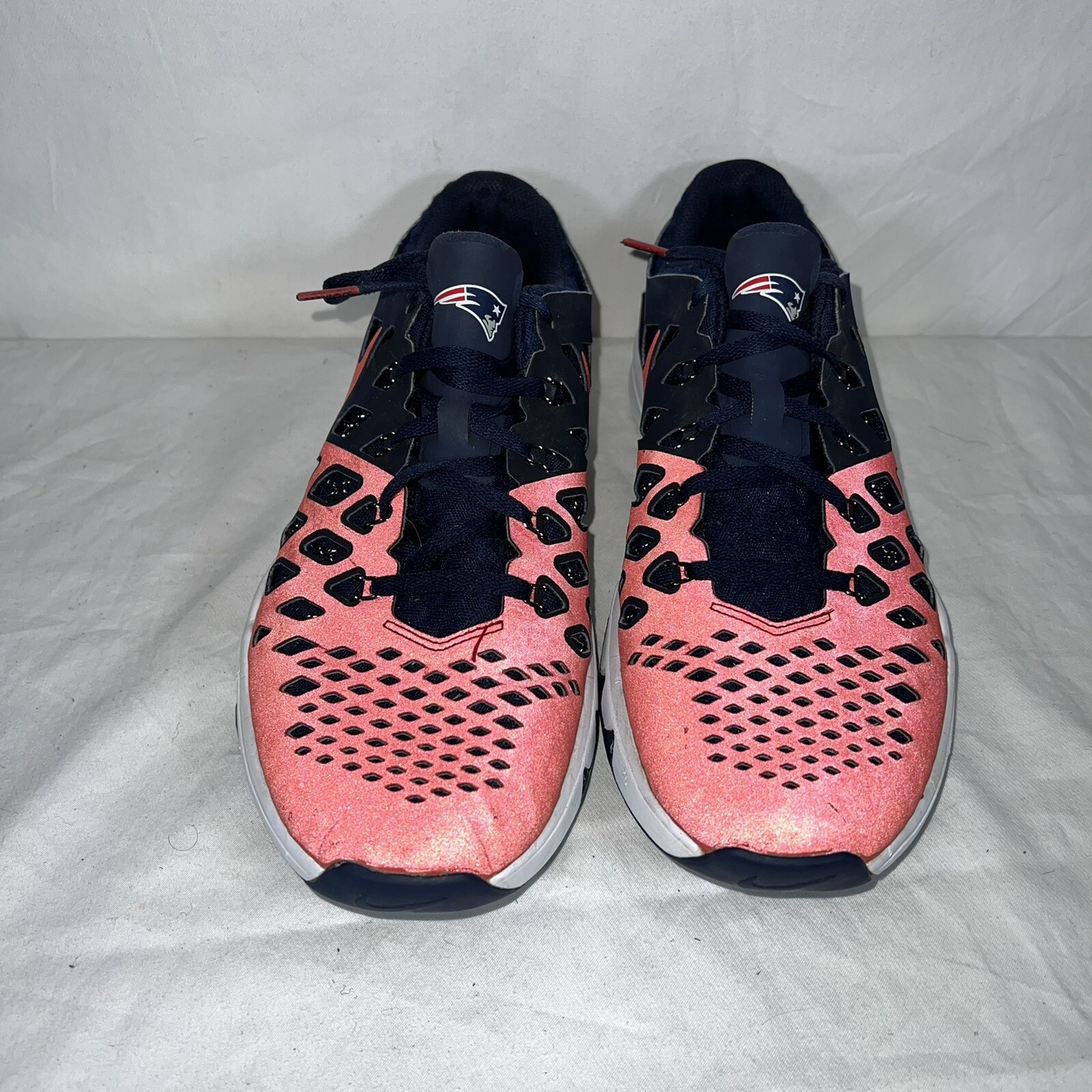 New England Patriots Mens Nike Train Speed 4 Red Blue 848587-603 Size 10 image 2