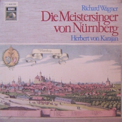 LP-BOX Wagner Die Meistersinger Von Nürnberg (Karajan) HARDCOVER BOX + BOOKLET