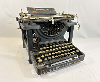 Remington Schreibmaschine 10 Zeichen, kursiv, Jahrgang 1912 Typewriter