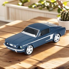 Bluetooth 1965 Retro Car Replica Speaker Hands Free Call FM Radio LED Lights TWS