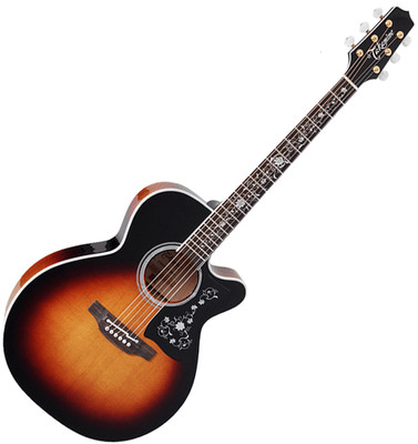 Takamine EF450C-TT NEX Acoustic Guitar Brown Sunburst