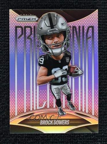 Brock Bowers #17 2025 Panini Prizm Prizmania card